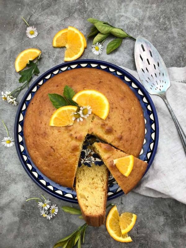 Orange Blossom Almond Cake · Faith Middleton's Food Schmooze