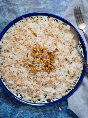 Ready Vermicelli Rice on a serving plate