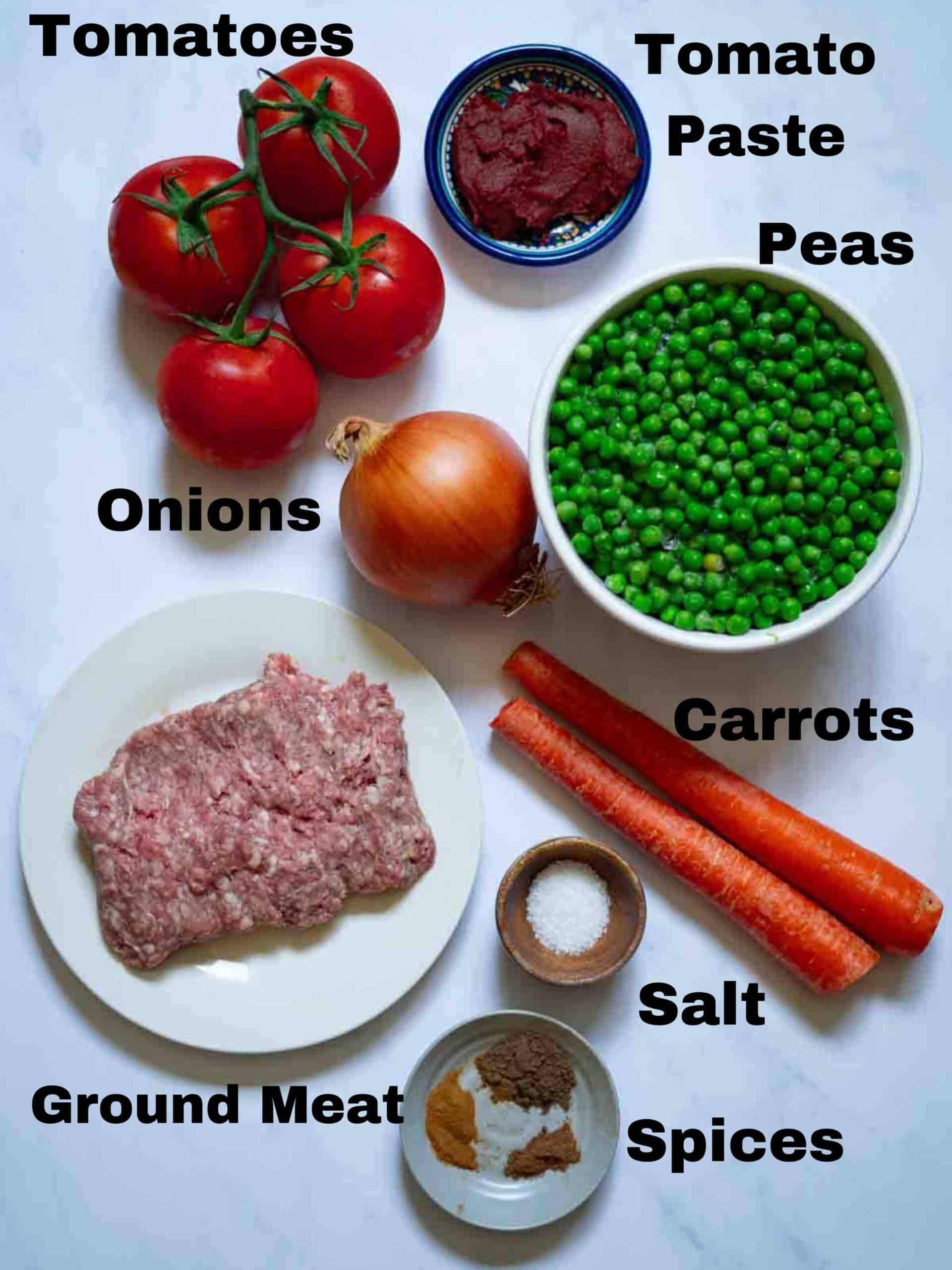 Pea Stew recipe ingredients