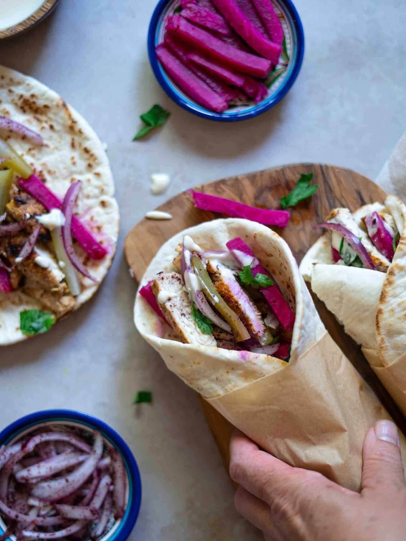 Authentic Chicken Shawarma Recipe Palestine In A Dish