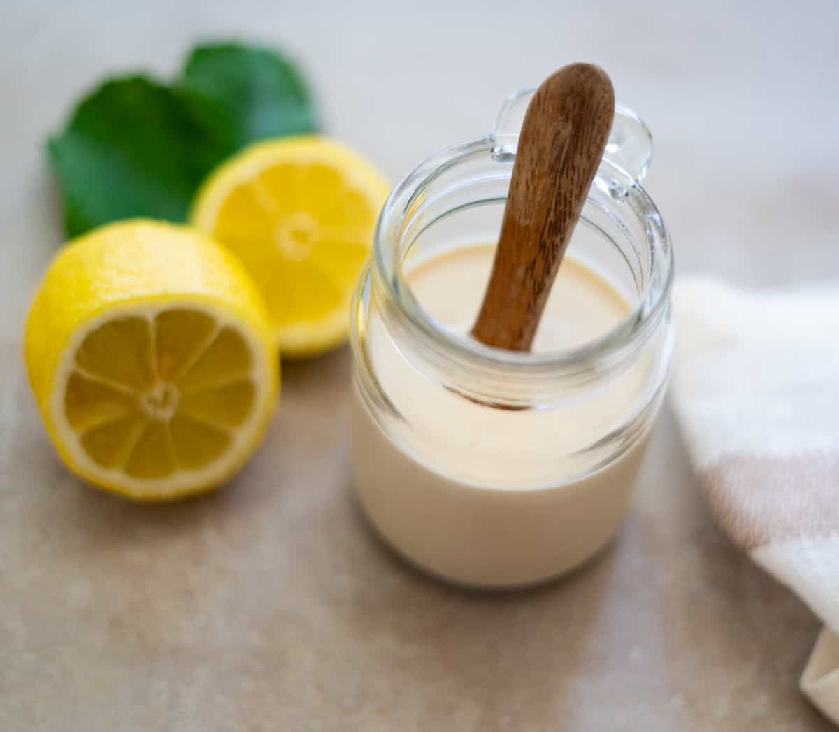 Lemon Tahini Dressing (Without Garlic) - Palestine In A Dish