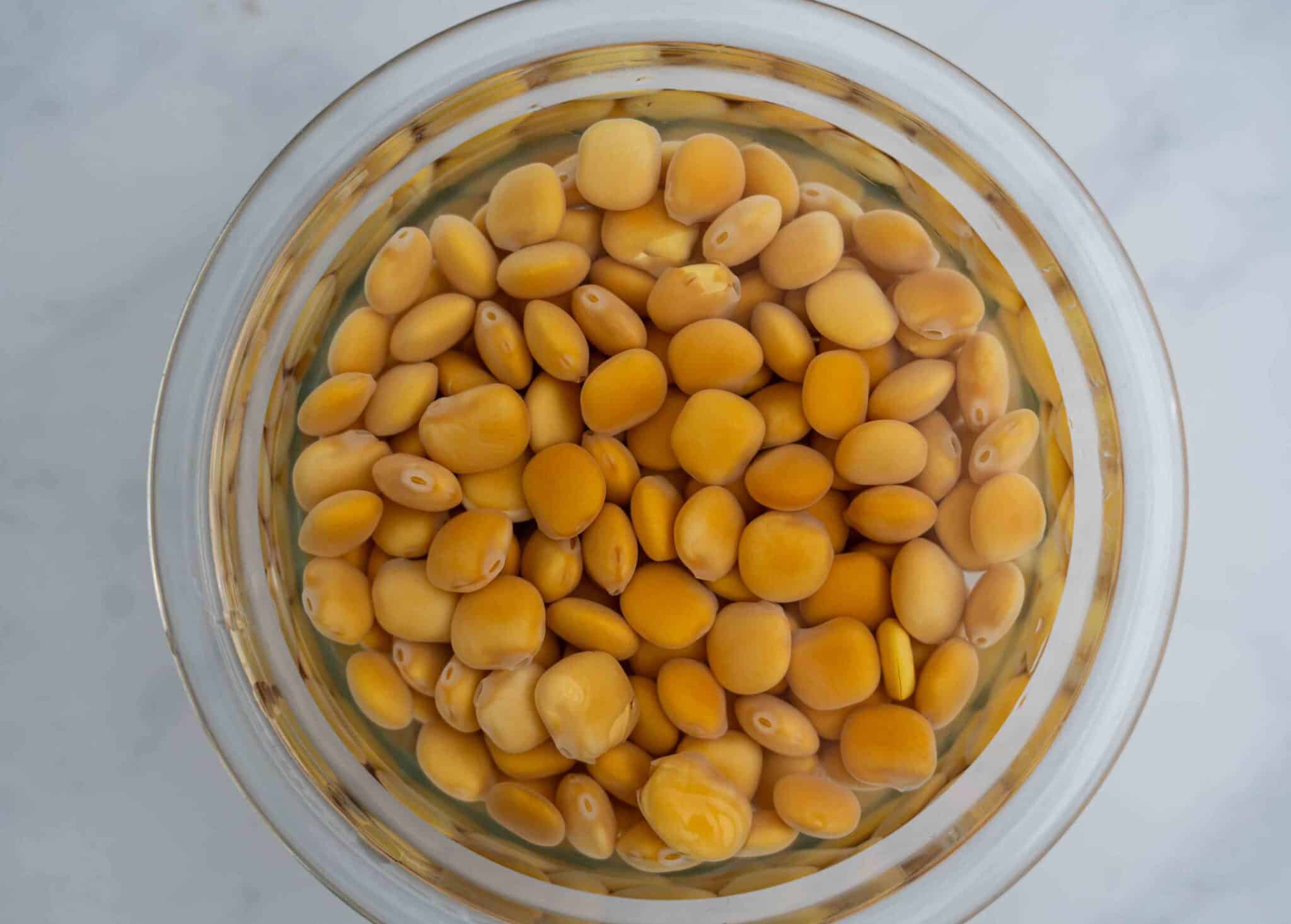 How to Make Lupini Beans (Turmus) Palestine In A Dish