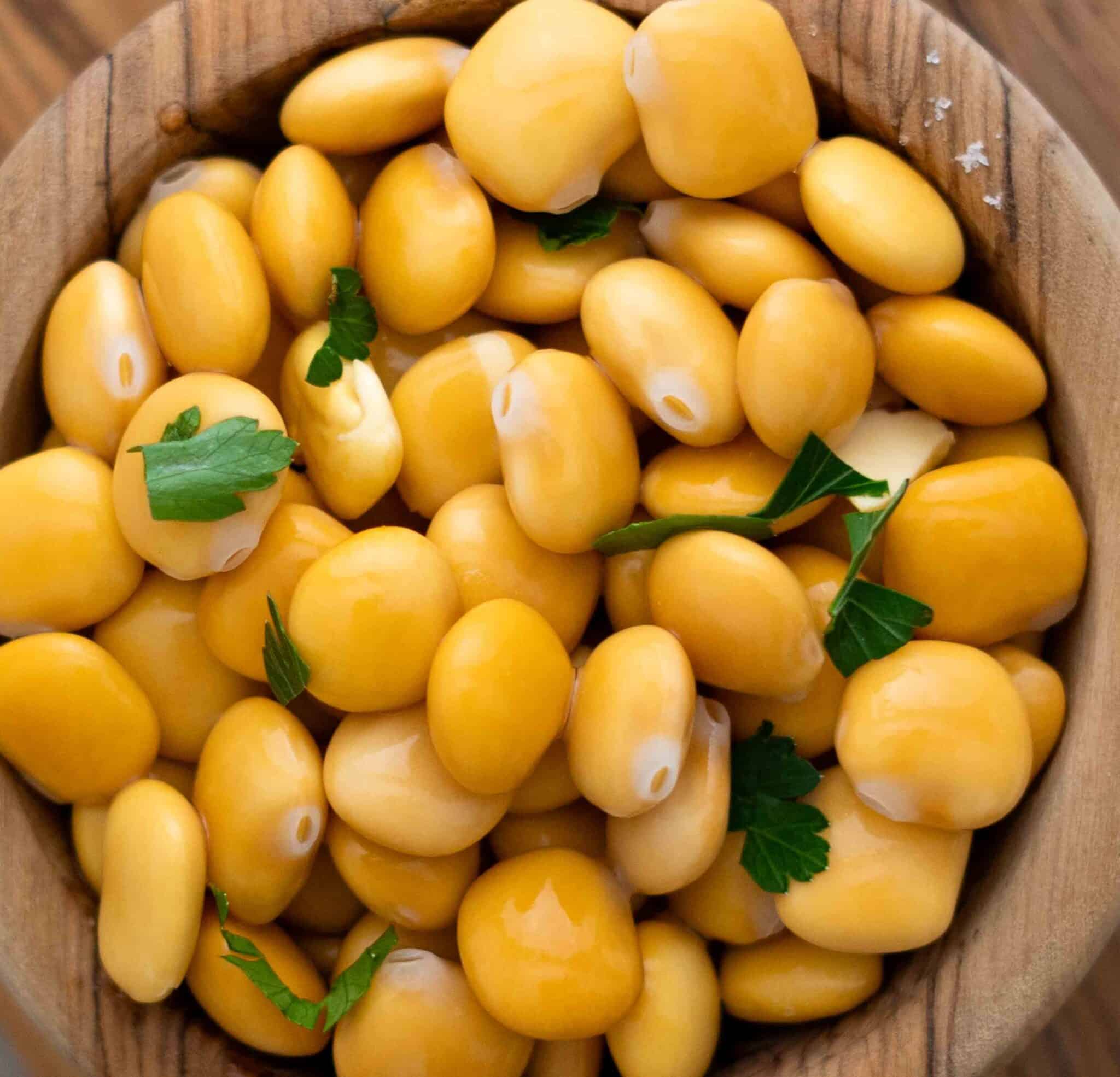 How to Make Lupini Beans (Turmus) Palestine In A Dish