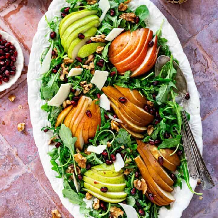 Arugula Pear Salad - Feature photo