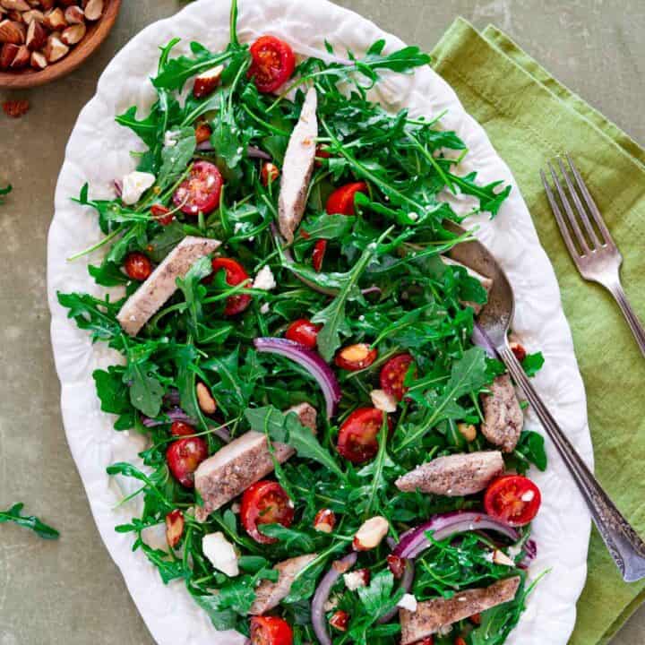 Arugula chicken salad - featured photo