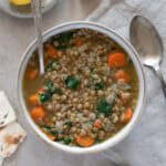 Carrot Lentil Soup - feature photo