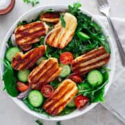 Halloumi Salad - feature photo