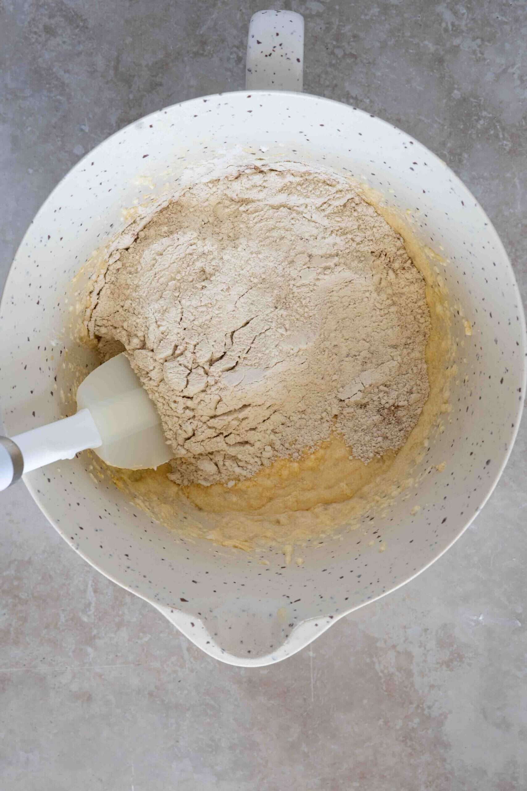 adding dry over wet ingredients