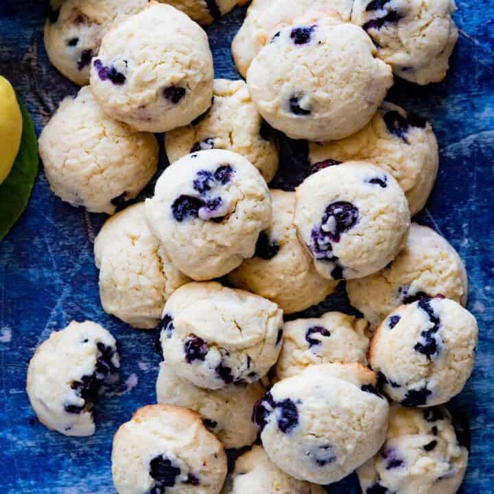 Lemon blueberry cookies - featured photo