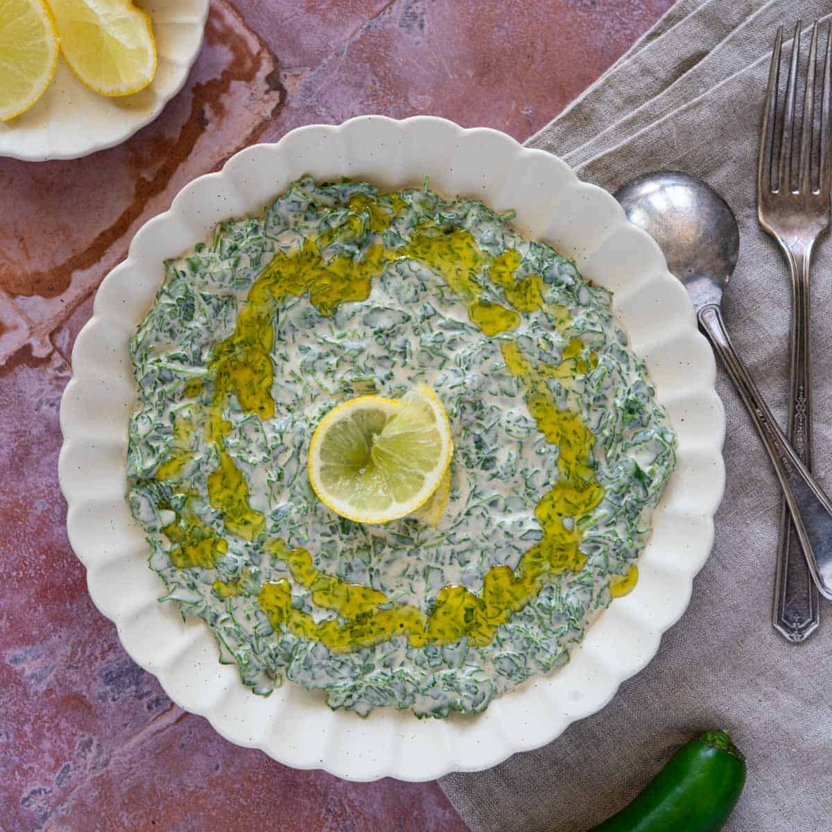 Parsley Dip (Ba'dounsiyeh) - Palestine In A Dish