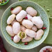 Pistachio maamoul cookies - featured photo
