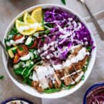 Chicken shawarma salad - featured photo