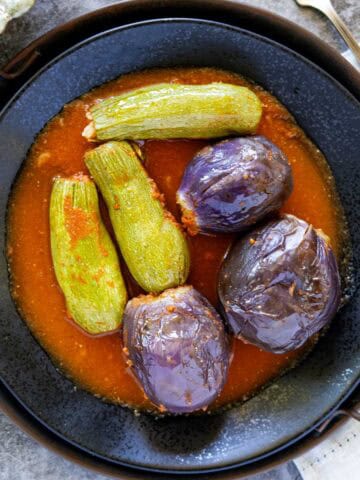 Palestinian Stuffed Eggplants - Featured photo