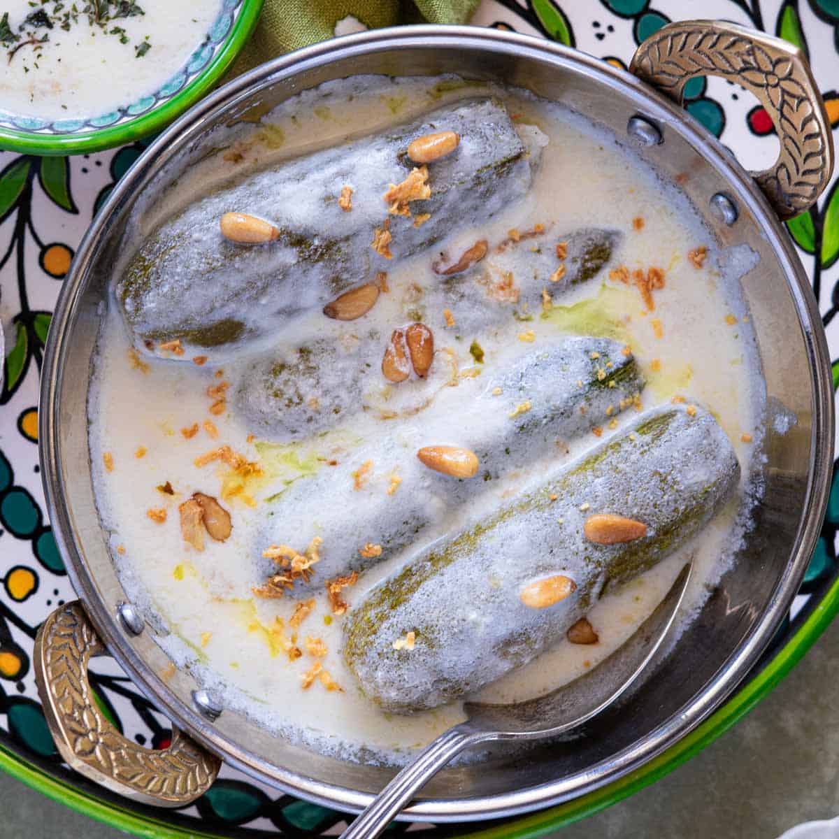 Palestinian Stuffed Zucchini in Yogurt Sauce (Kousa Bil Laban) - Palestine In A Dish