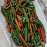Green beans with carrots -featured photo
